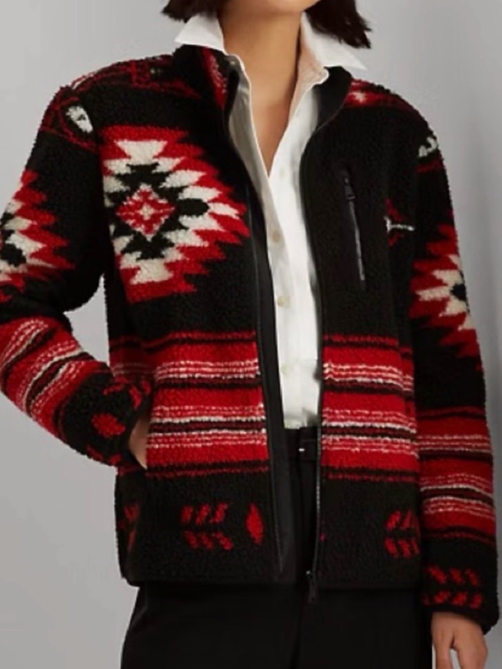 RALPH LAUREN AZTEC FLEECE